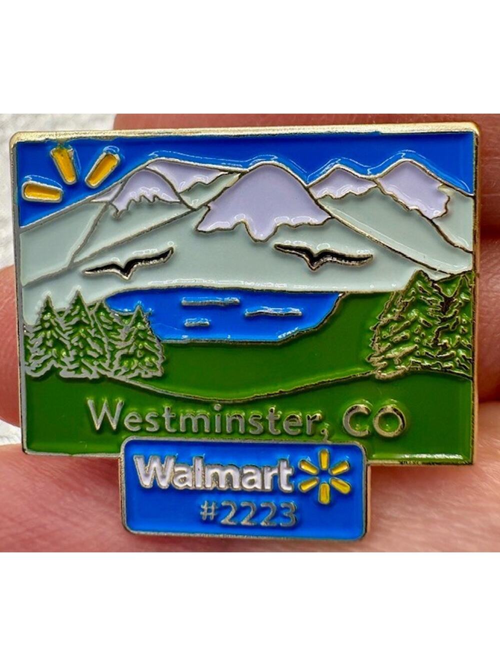 WalMart Pin - Westminster Colorado Store # 2223 - Hogeye 2018 Backside